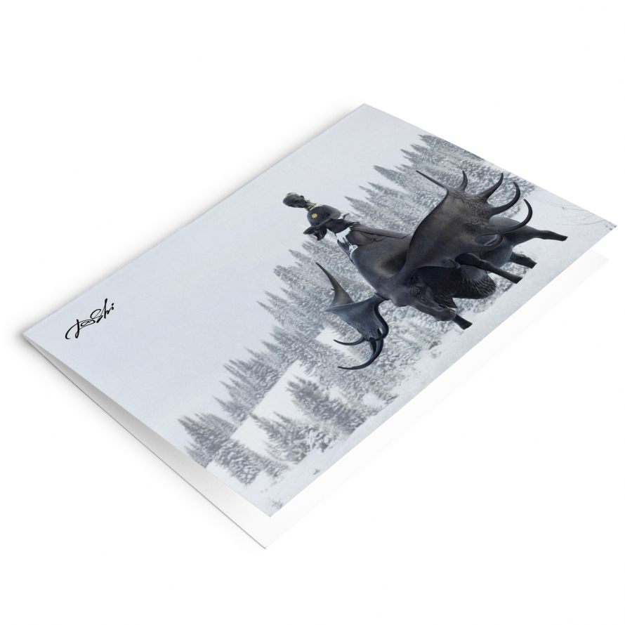 Почтовая открытка "Золотая Шория"