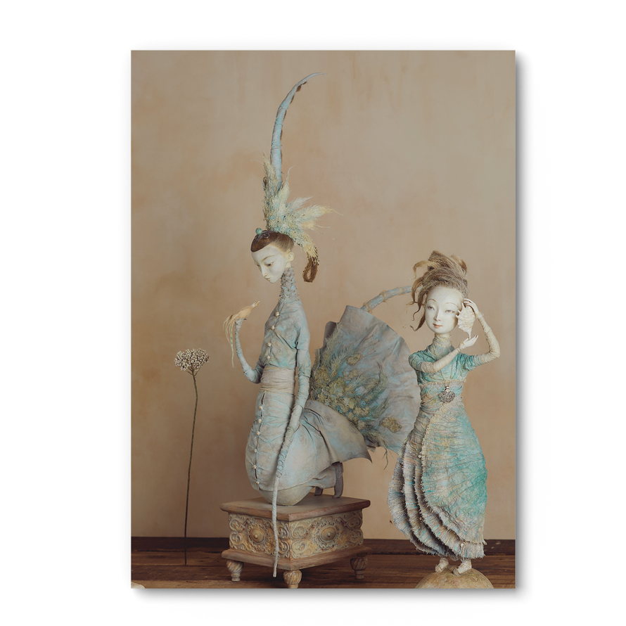 Почтовая открытка «Ракушка и Девушка-лебедь»