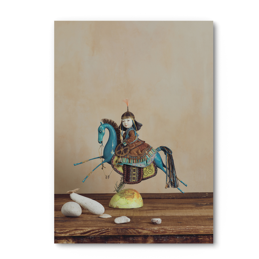 Почтовая открытка «Всадница»