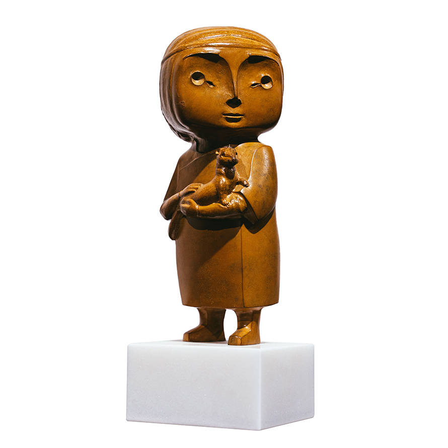 Девочка с хорьком