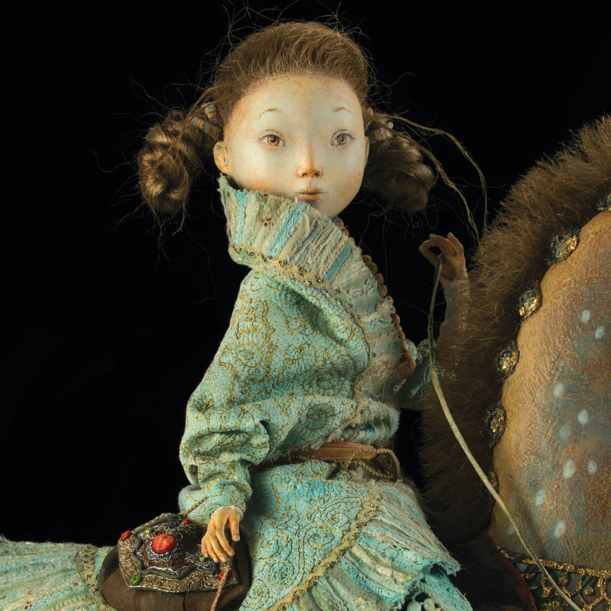 Почтовая открытка "Всадница"