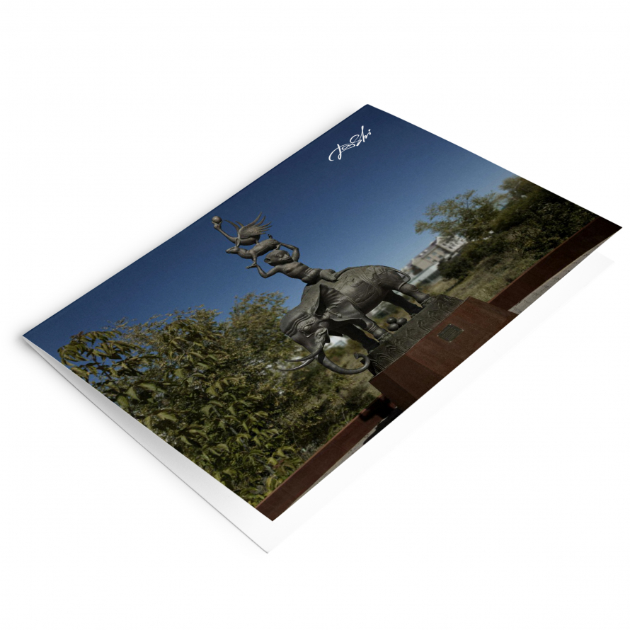 Почтовая открытка "Четверо дружных"